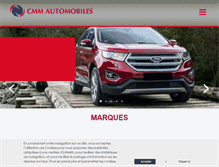 Tablet Screenshot of cmm-automobiles.com